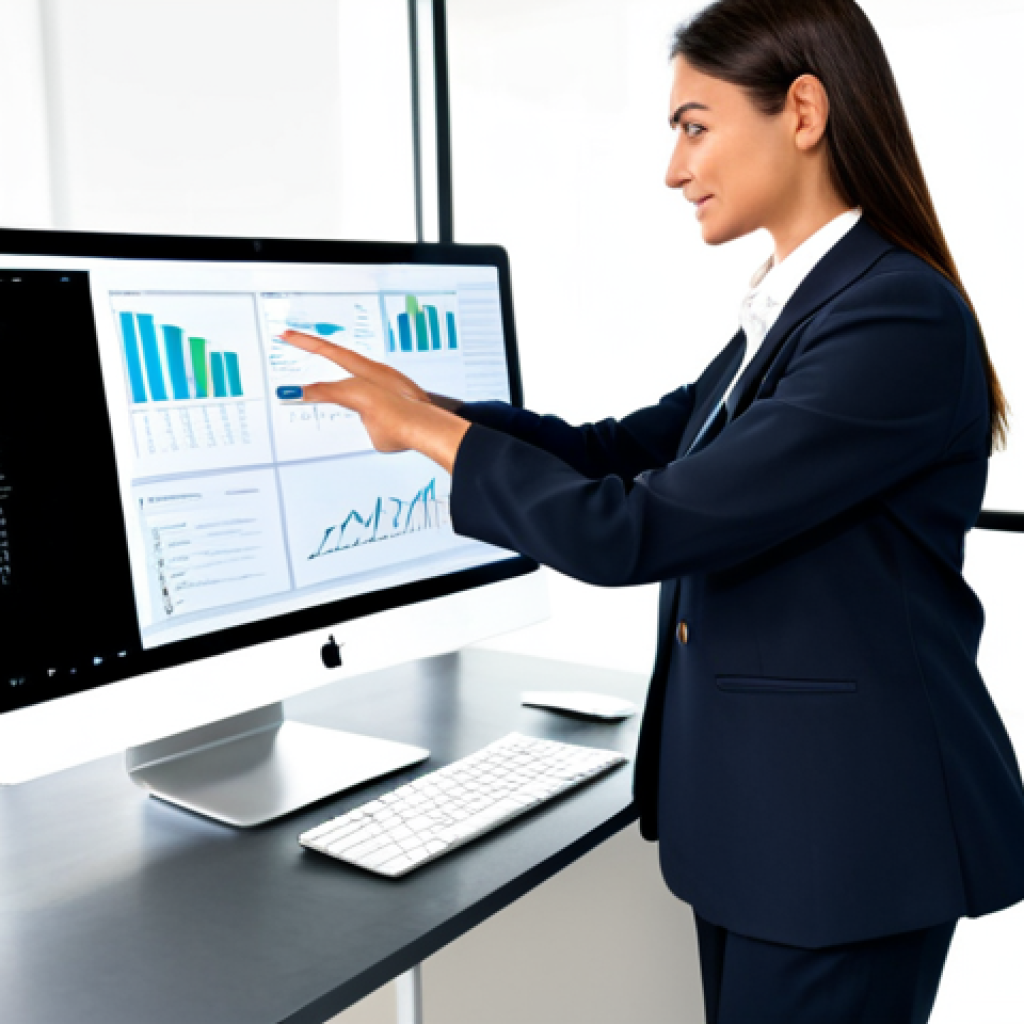 Personalized Email Journey**

"A businesswoman using a computer with a flowchart on the screen, illustrating a customer journey with personalized email sequences. She is wearing a modest blazer and professional slacks. The office environment is bright and modern. Perfect anatomy, correct proportions, well-formed hands, proper finger count, natural pose, fully clothed, appropriate attire, safe for work, professional, high quality, appropriate content."

**