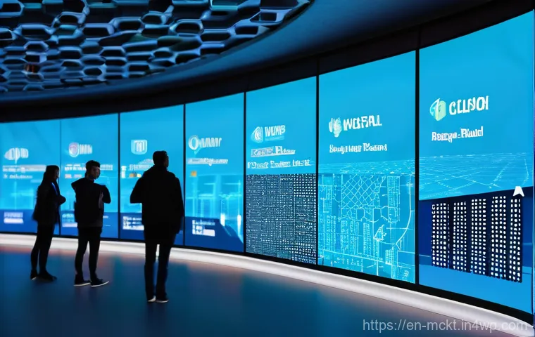 이메일 마케팅 자동화 성과를 높이는 기술 - **Welcome Journey: The Digital Handshake**
    A vibrant and modern digital interface, where a diver...