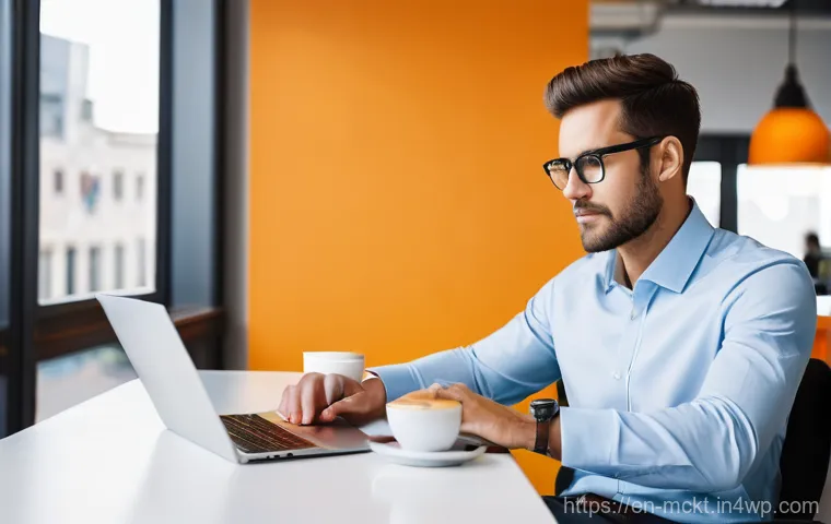 이메일 캠페인 자동화의 도전과 기회 - **Prompt:** A dynamic, clean-cut professional, appearing to be in their late 20s to early 30s, dress...